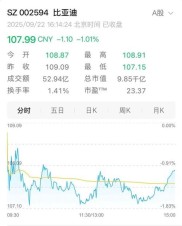 巴菲特减持比亚迪引A股震动！累计套现近48亿港元