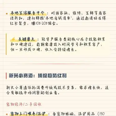 找赚钱项目投资_低成本高复购小生意_宝妈创业项目